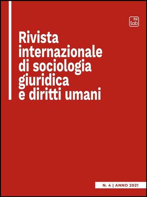 Rivista internazionale di sociologia giuridica e diritti umani - ebook